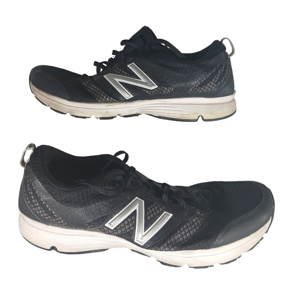 New Balance Shoes - New Balance WX668BS Black Silver Athletic Running Shoes Womens US 12